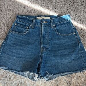 Grlfrnd Jules super high rise denim shorts
